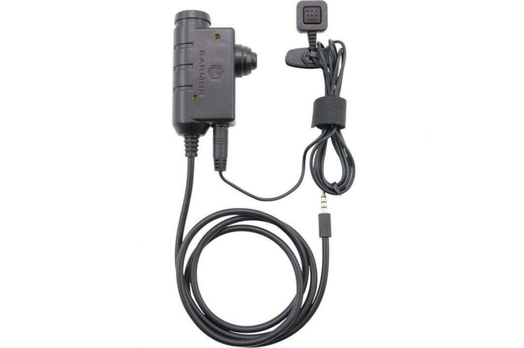 Earmor M52 Button-Activated PTT (Model: Kenwood)
