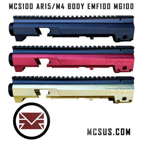 MCS100 M4/AR15 BODY KIT FOR EMF100 MG100 PAINTBALL GUN