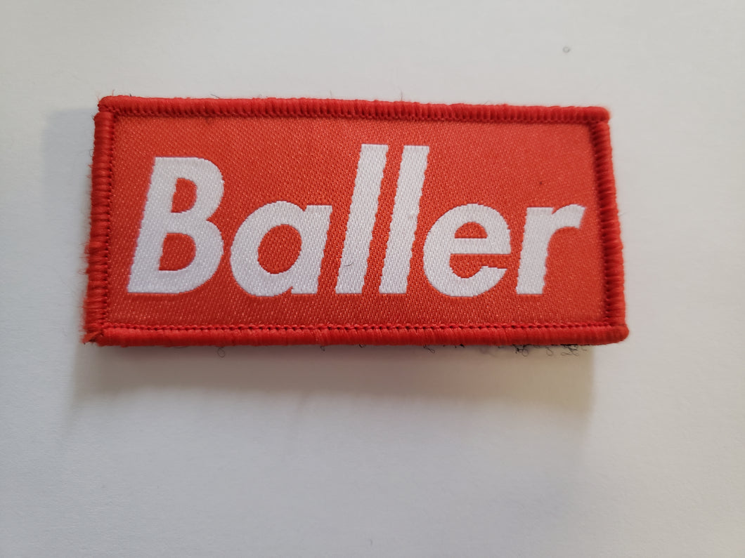 BALLER WOVEN MORALE PATCH