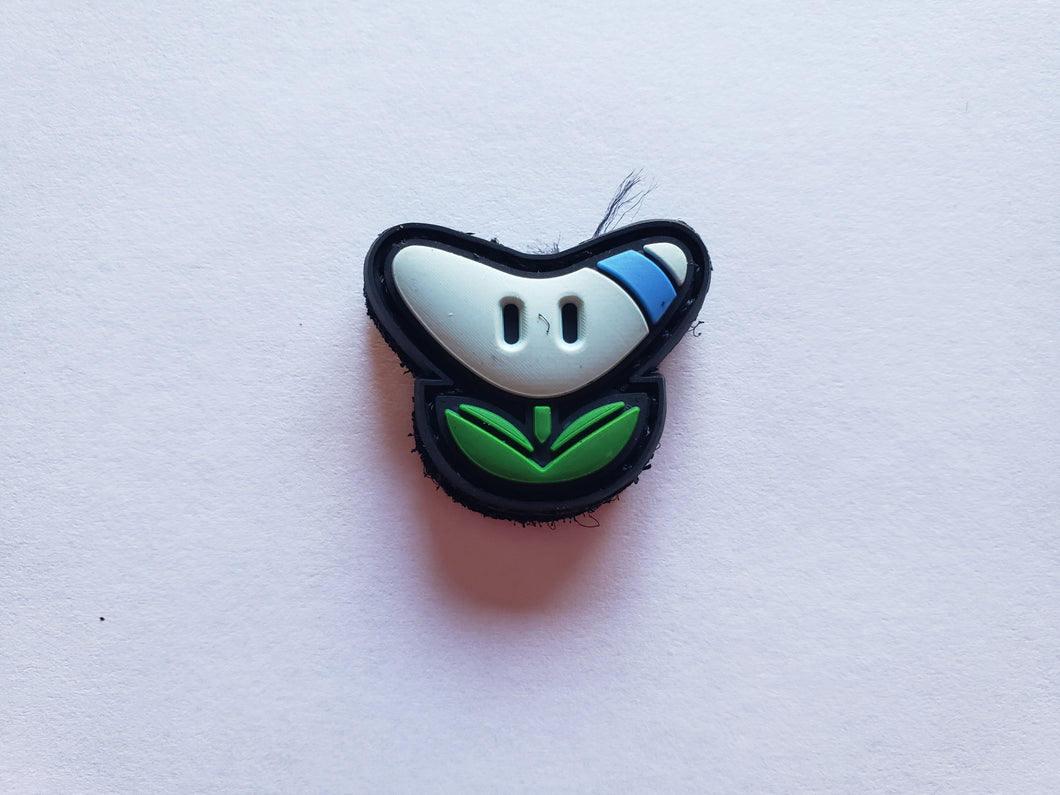 BOOMERANG FLOWER PVC CAT EYE MORALE PATCH