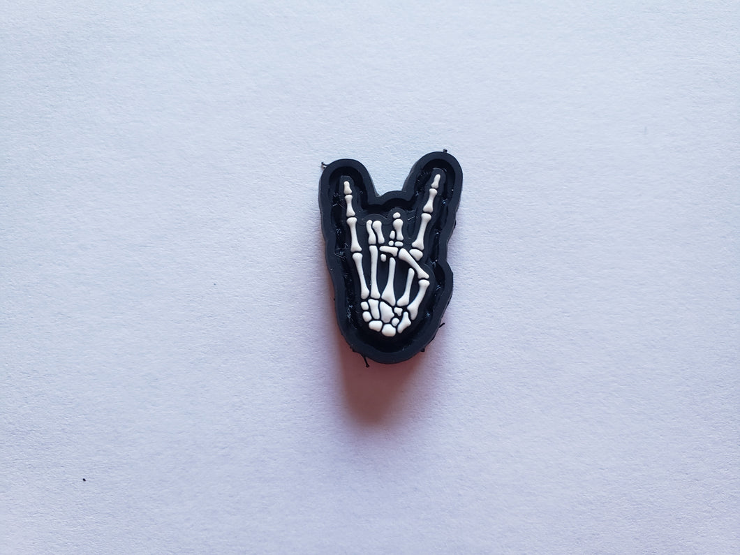SKELETON PEACE PVC CAT EYE MORALE PATCH