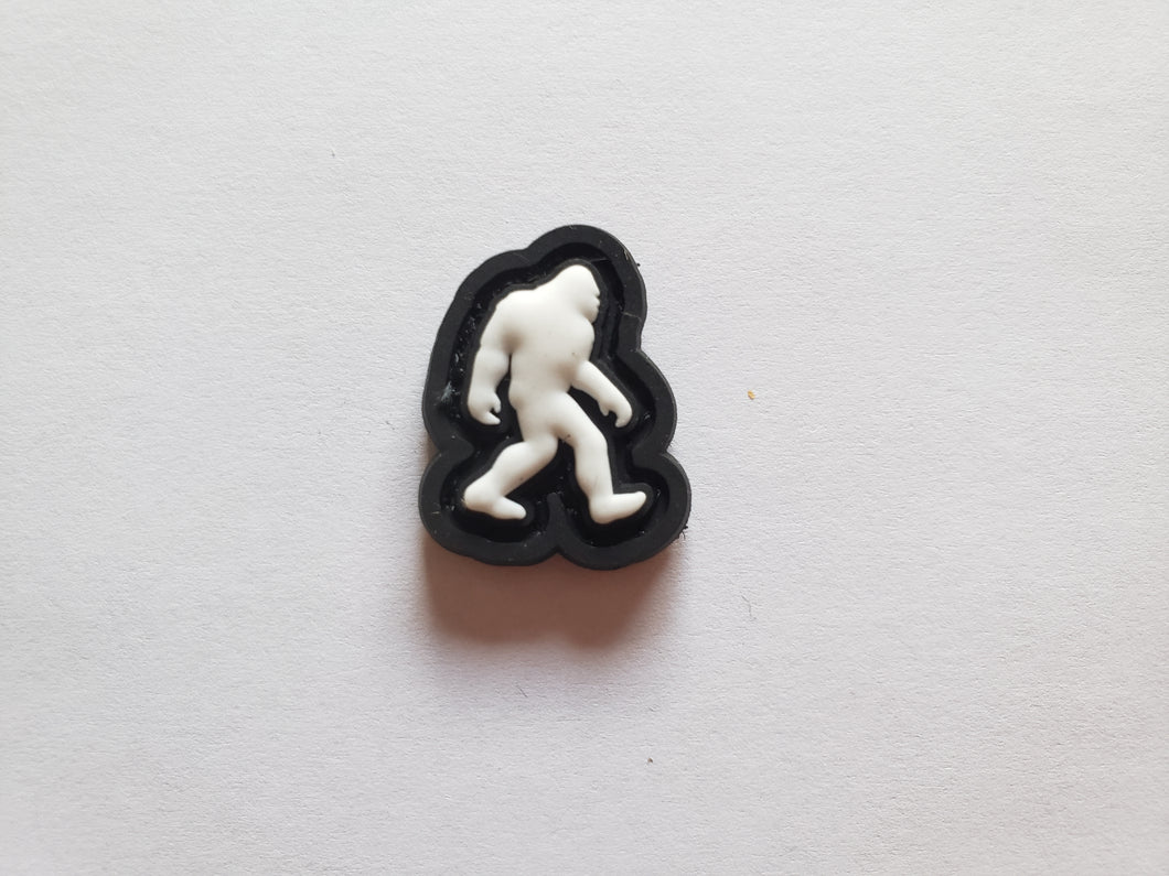 Sasquatch Silhouette PVC Cat Eye Morale Patch