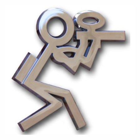 Plastic Chromie Stick Figure