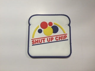 SHUT UP CHIP PVC MORALE PATCH