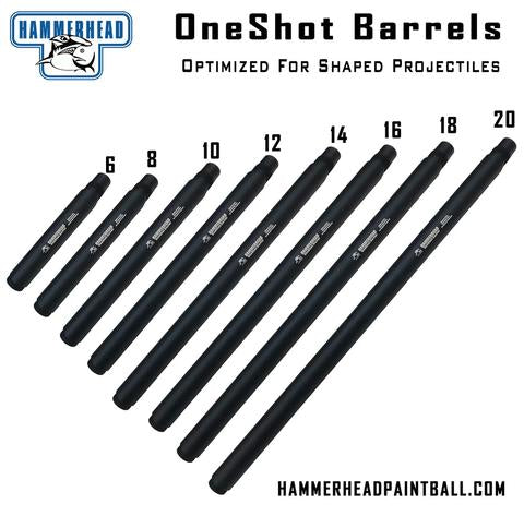 HAMMERHEAD ONESHOT PLUS RIFLED BARREL (Autococker Threads)