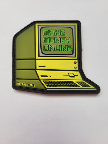 Make Money Online PVC Morale Patch