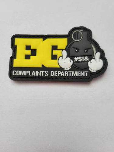 Complaints PVC Morale Patch