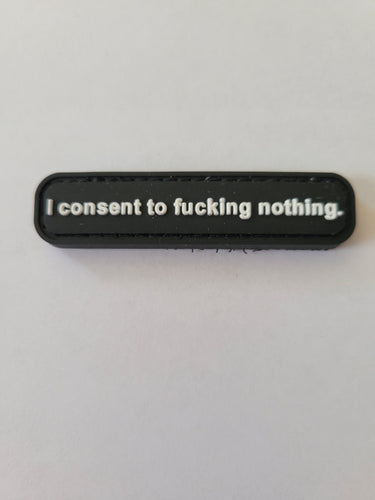 Consent PVC Morale Patch