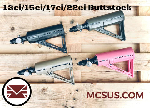 FREE FLOATING UNIVERSAL AIR BUTTSTOCK WITH AIR TANK