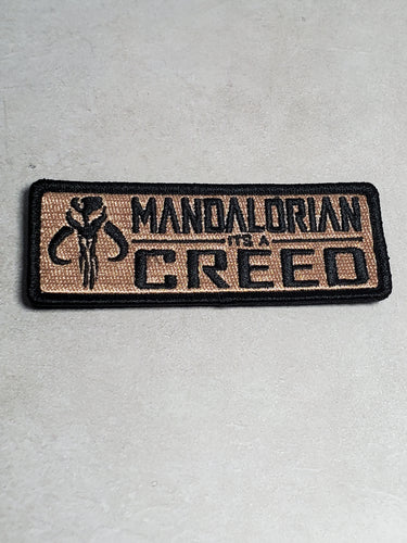 Mandalorian It's a Creed Embroidered Morale Patch
