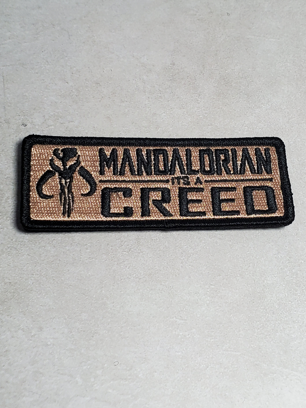 Mandalorian It's a Creed Embroidered Morale Patch