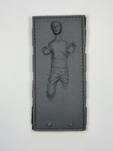 Han Solo in Carbonite Embossed PVC Morale Patch in Gray