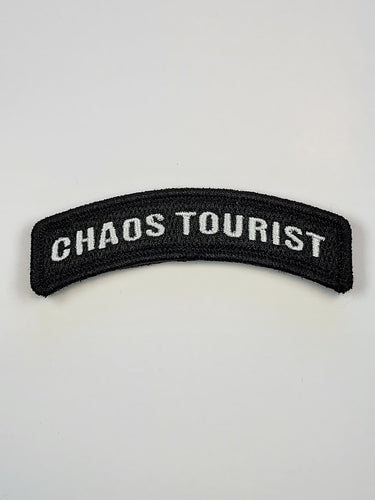 Chaos Tourist Embroidered Morale Patch Tab