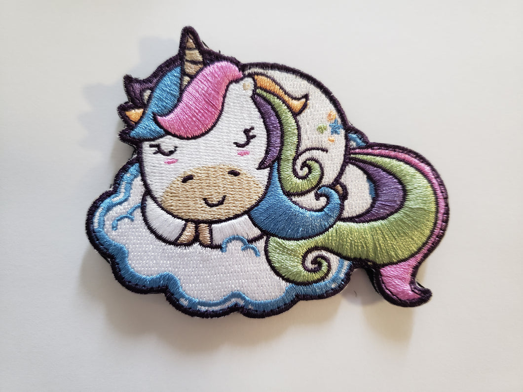 INSANELY CUTE UNICORN 2 EMBROIDERED MORALE PATCH