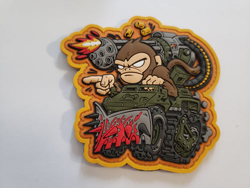 WAR MACHINE MONKEY PVC MORALE PATCH