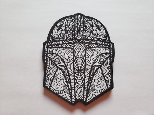 Mando Coloring Morale Patch