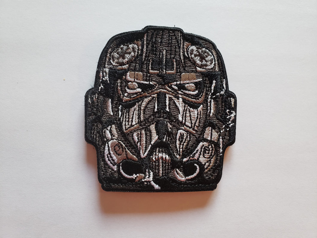 Tiki Bucket Embroidered Morale Patch Tie Fighter Pilot