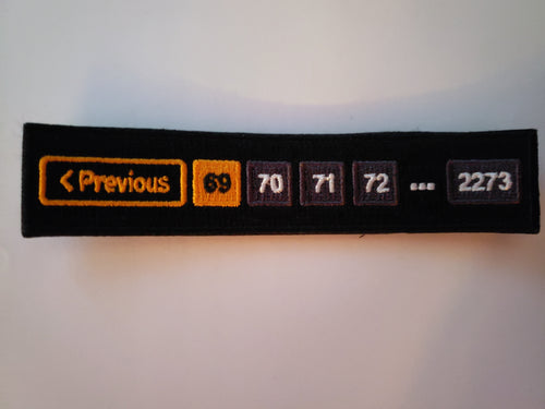 The Hub Deep Tracks Only Embroidered Morale Patch