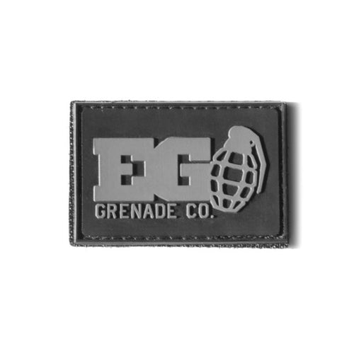 Classic EG Patch in Black with Olive Writing