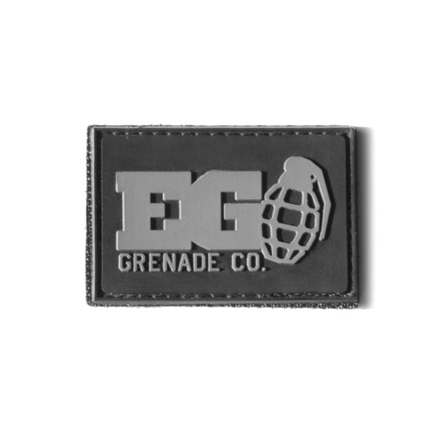 Classic EG Patch in Black with Olive Writing
