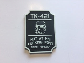 TK-421 MORALE PATCH (Glow in the dark)