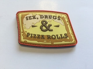 SEX, DRUGS & PIZZA ROLLS PVC PATCH