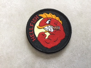 The Flying Hellfish Embroidered Morale Patch