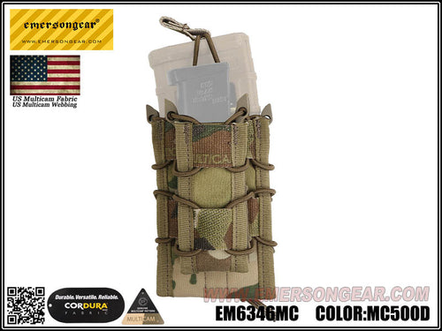 Emerson Gear Dual Constrictor M4 and Pistol Single Magazine Pouch in Multicam