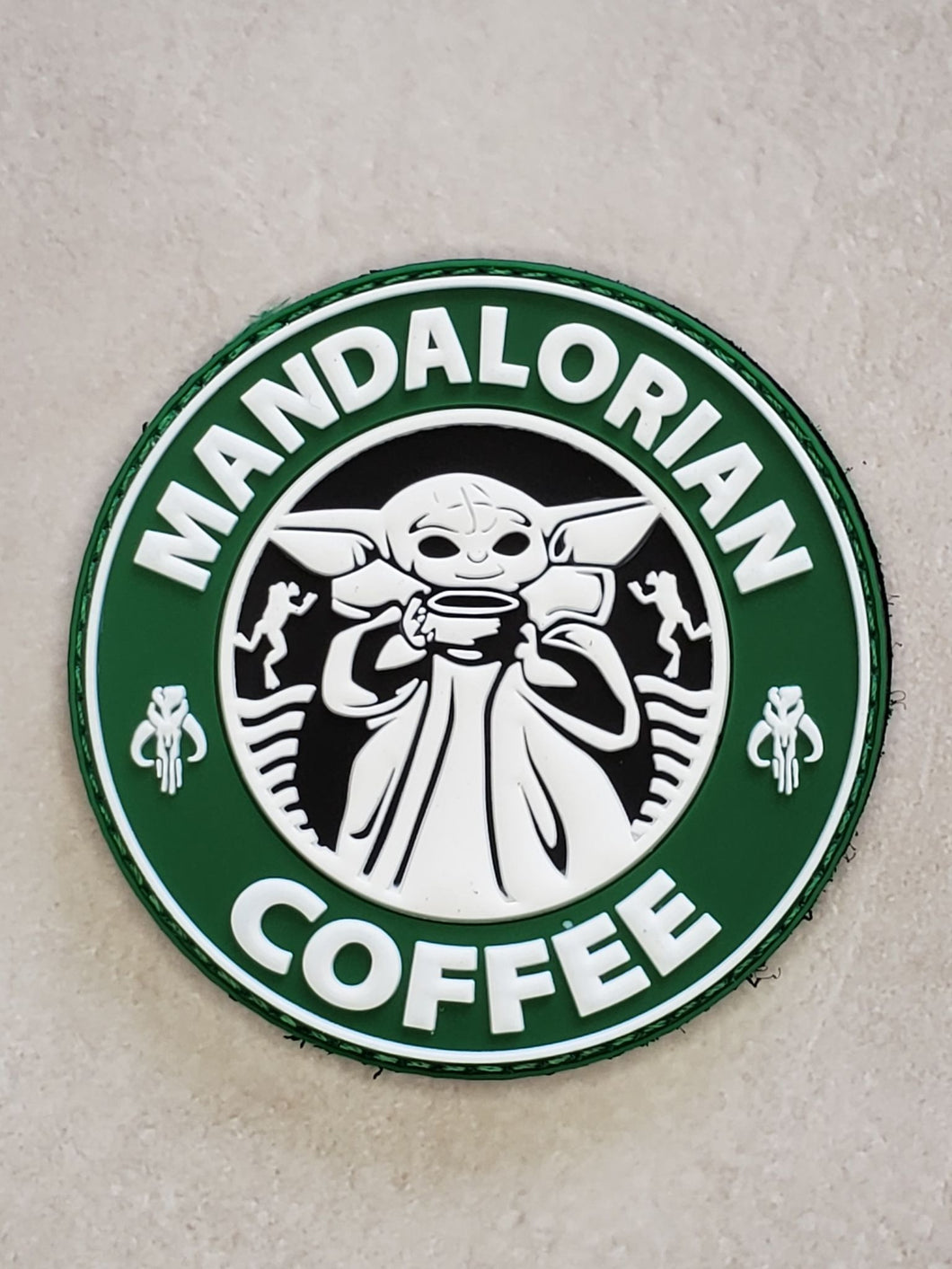 Mandalorian Coffee PVC Morale Patch