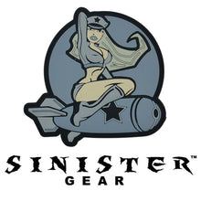 SINISTER GEAR "PINUP BOMB" PVC PATCH