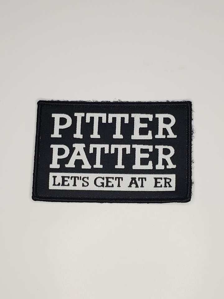 PITTER PATTER WOVEN MORALE PATCH