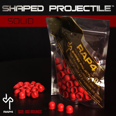 Shaped Projectiles (solid 100 red)