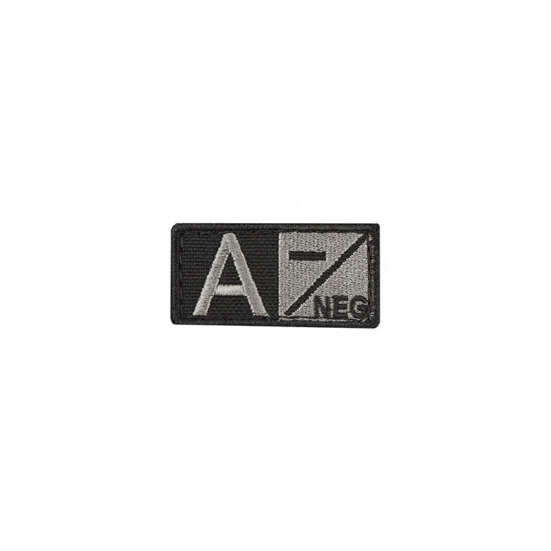 Condor Embroidered Patch- Blood Type in Black – Tier One Armament