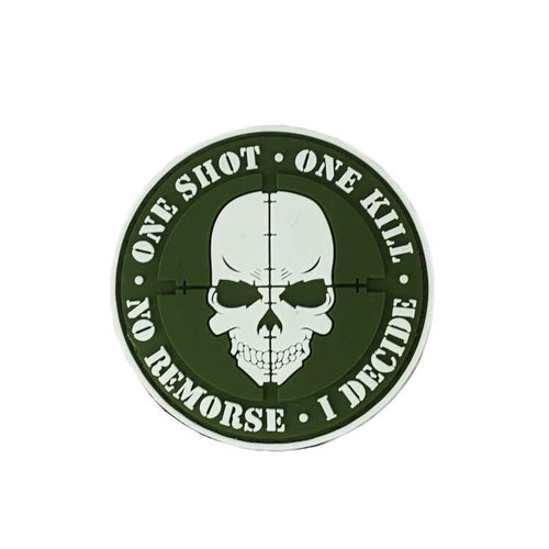 ONE SHOT, ONE KILL PVC MORALE PATCH